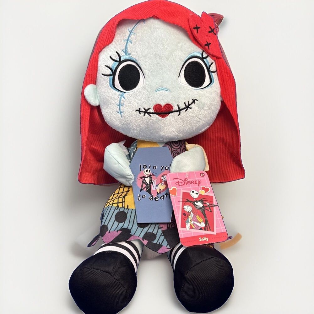 Super Cute Disney Nightmare Before Christmas Sally 16” Valentine Plush NWT
